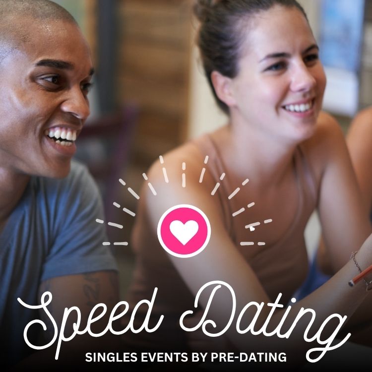 Phoenix attendees of Speed Dating in Arizona enjoying the event!